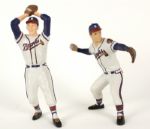 1988-2002 Hartland Statue In Original Box w/Willie Mays Eddie Mathews Warren Spahn (Lot of 5) 