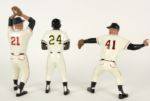 1988-2002 Hartland Statue In Original Box w/Willie Mays Eddie Mathews Warren Spahn (Lot of 5) 