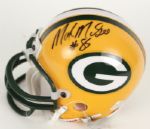 1990s Green Bay Packers Signed Mini-Helmet w/Max McGee & Ron Kramer Red Cochran - JSA 
