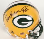 1990s Green Bay Packers Signed Mini-Helmet w/Max McGee & Ron Kramer Red Cochran - JSA 