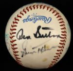1982-83 Milwaukee Brewers Multi Signed OAL (MacPhail) Baseball w/Pete Vuckovich Paul Molitor & Other Trinkets - Lot of 9