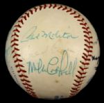 1982-83 Milwaukee Brewers Multi Signed OAL (MacPhail) Baseball w/Pete Vuckovich Paul Molitor & Other Trinkets - Lot of 9