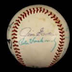 1982-83 Milwaukee Brewers Multi Signed OAL (MacPhail) Baseball w/Pete Vuckovich Paul Molitor & Other Trinkets - Lot of 9