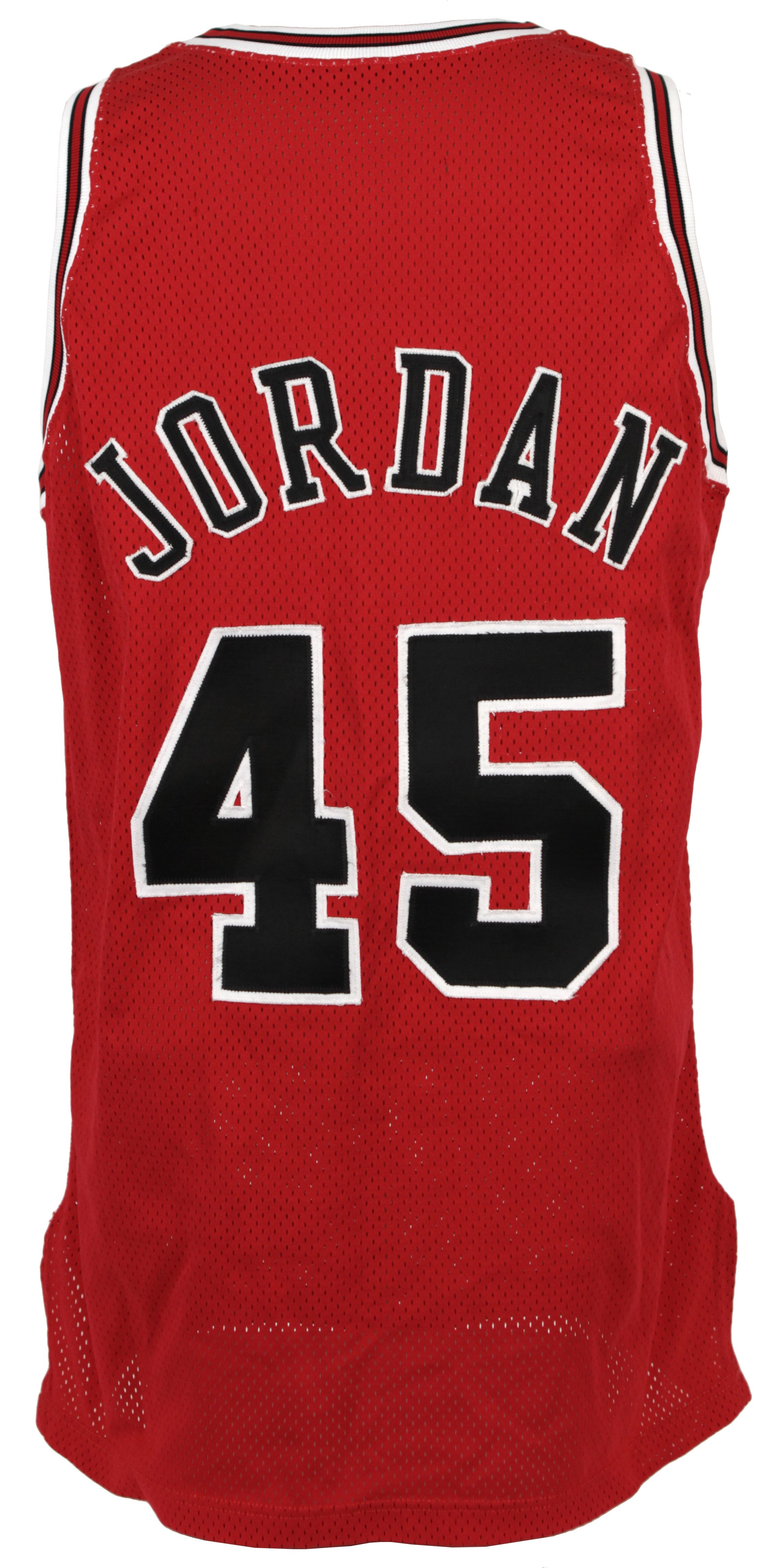 1994 95 Michael Jordan #45 Bulls Game Used Jersey