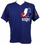 1984 Pete Rose Montreal Expos Game Worn BP Jersey (MEARS LOA)