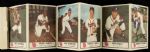 1955 Johnston Cookies Milwaukee Braves Including 5 of 6 Folders Incl. 30 Cards w/Hank Aaron Warren Spahn