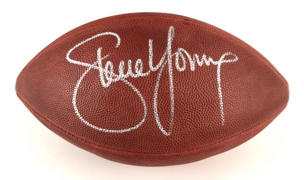 1990s Steve Young San Francisco 49ers Signed ONFL (Tagliabue) Football - JSA 