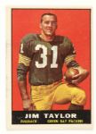 1990s Jim Taylor Green Bay Packers Signed Full Size Helmet HOF 1976 MVP 1962 Inscribed - JSA 