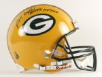 1990s Jim Taylor Green Bay Packers Signed Full Size Helmet HOF 1976 MVP 1962 Inscribed - JSA 