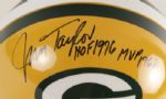 1990s Jim Taylor Green Bay Packers Signed Full Size Helmet HOF 1976 MVP 1962 Inscribed - JSA 