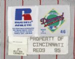 1995 Barry Larkin Cincinnati Reds Game Worn Road Jersey (MVP Season)
