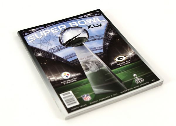 2011 Troy Polamalu Pittsburgh Steelers Signed Super Bowl XLV Program - JSA 