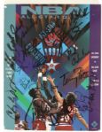 1991 NBA All Star Game Multi Signed Program w/19 Sigs. Incl. Patrick Ewing John Stockton Kevin Duckworth Magic Johnson Joe Dumars - JSA 