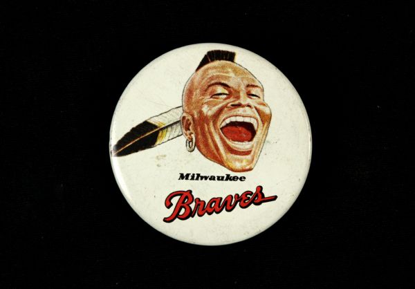 1953-65 Milwaukee Braves 2" Pinback Button 