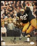 1990s Lionel Aldridge Green Bay Packers Signed 8" x 10" Photo - JSA Sticker