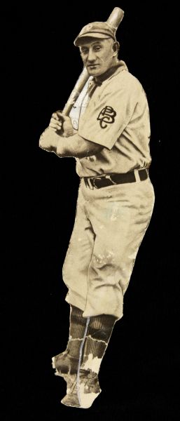 1908-09 Honus Wagner Pittsburgh Pirates 9" x 2" Original Production Art Charles Conlon Photograph "The Sporting News Collection" 