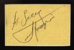 1990s Joe Frazier Signed Display - JSA 