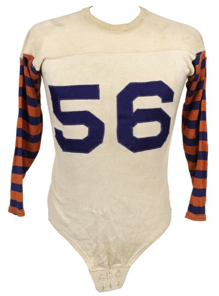 1950s #56 Game Worn Durene Jersey (MEARS LOA)