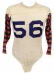 1950s #56 Game Worn Durene Jersey (MEARS LOA)