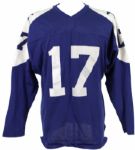 1960s Dandy Don Meredith Dallas Cowboys Double Star Durene Jersey - Salesmans Sample
