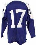 1960s Dandy Don Meredith Dallas Cowboys Double Star Durene Jersey - Salesman's Sample