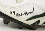 1998-2001 Antonio Freeman Green Bay Packers Game Worn Signed Cleats - MEARS LOA & JSA 