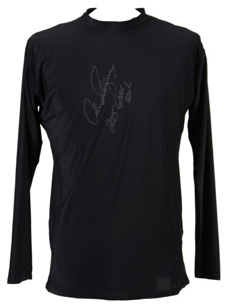 2005 Alex Rodriguez New York Yankees Game Worn Signed Under Armour Shirt w/A-Rod Signed Letter