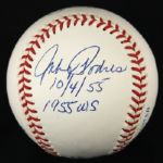1994-2000 Yogi Berra New York Yankees & Johnny Podres Brooklyn Dodgers Signed OAL (Budig) Baseball - JSA 