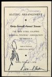 1970 The New York Baseball Writers Dinner Booklet w/13 Sigs. Incl. Tug McGraw Frank Frisch Bowie Kuhn Elston Howard - JSA 