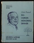 1973 Sports Dinner Signed Program w/Elston Howard - JSA 