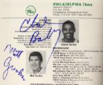1986-87 Milwaukee Bucks Signed Media Guide w/Vintage Charles Barkley Philadelphia 76ers Autograph - JSA