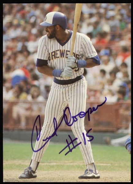 1980s-90s Milwaukee Brewers Signed 8" x 10" Photo & Others w/Cecil Cooper Jeff Cirillo Lot of 10 (MEARS LOA)