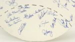 1984 Milwaukee Brewers Team Signed Home Made Masonite 22 1/2 Display w/36 Sigs. Incl. Yount Molitor Vuckovich Uecker Fingers Sutton  (MEARS LOA)