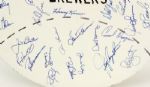 1983 Milwaukee Brewers Team Signed Home Made Masonite 21 Display w/ 44 Sigs. Incl. Vuckovich Selig Yount Molitor Kuenn Edwards Cooper (MEARS LOA)