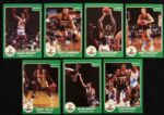 1985 Milwaukee Bucks Signed Star Card (Lot of 11) MEARS LOA 