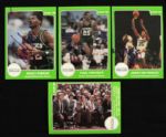 1986 Milwaukee Bucks Signed Star Card (Lot of 9) MEARS LOA 