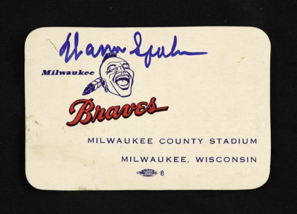 1961 Warren Spahn Milwaukee Braves I Was There for 300th Win Certificate Signed by Spahn (MEARS LOA)