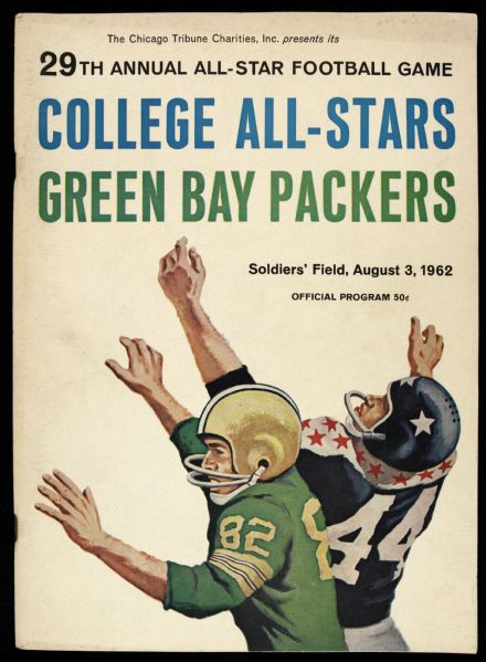 1962 Green Bay Packers vs. College All Stars Game Program