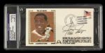 1979-83 Ernie Banks Hank Aaron Willie Mays Signed First Day Cover - PSA/DNA Encapsulated - Lot of 3