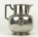 1956 New York Yankees Pewter Presentation Pitcher Engraved "Christmas 1956" 