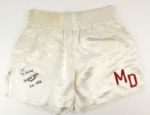 1980s Michael Dynamite Dokes Match Worn Signed Trunks (MEARS LOA)