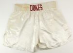1980s Michael Dynamite Dokes Match Worn Signed Trunks (MEARS LOA)