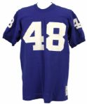 1972-74 crica New York Giants Game Worn #48 Jersey Attributed to Henry Stuckey (MEARS LOA)