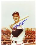 1950s Johnny Logan Milwaukee Braves Store Model Glove (2) & Signed 8 x 10 Photo (MEARS LOA) 