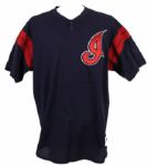 2002 CC Sabathia Cleveland Indians Game Worn BP Pregame Jersey - Rare One Year Style  (MEARS LOA)