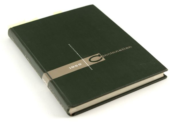 1959 University of Cincinnati Yearbook w/Oscar Robertson Featured on 4 Photos