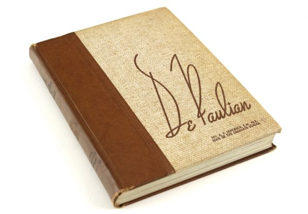 1942 George Mikan DePaul University College Yearbook From Freshman Basketball Season