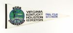 1984 Final Four 30" Full Size Pennant - Virginia Kentucky Houston Georgetown 