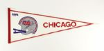 1982-85 USFL Full Size Pennant (Lot of 4)