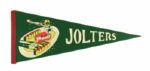 1970s Roller Derby Jolters 29 1/2" Full Size Pennant 